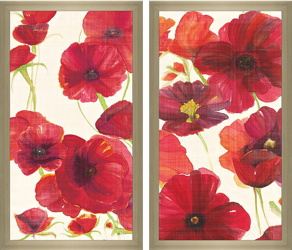 Red and Orange Poppies